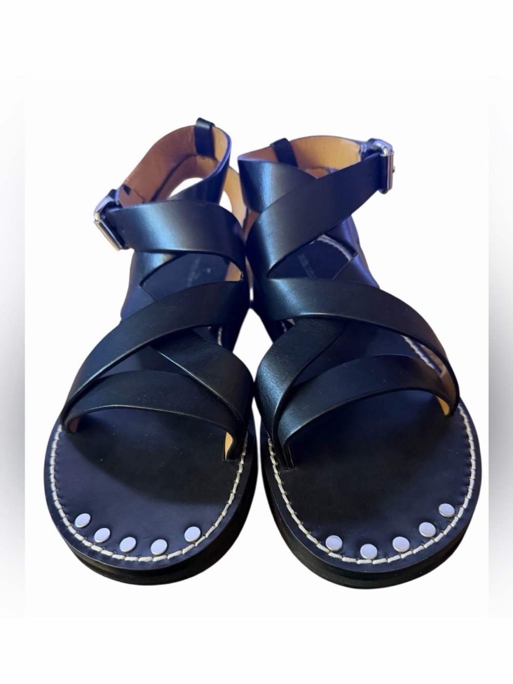 Woman’s Sandals Isabel Marant , Black Leather - Picture 5 of 8